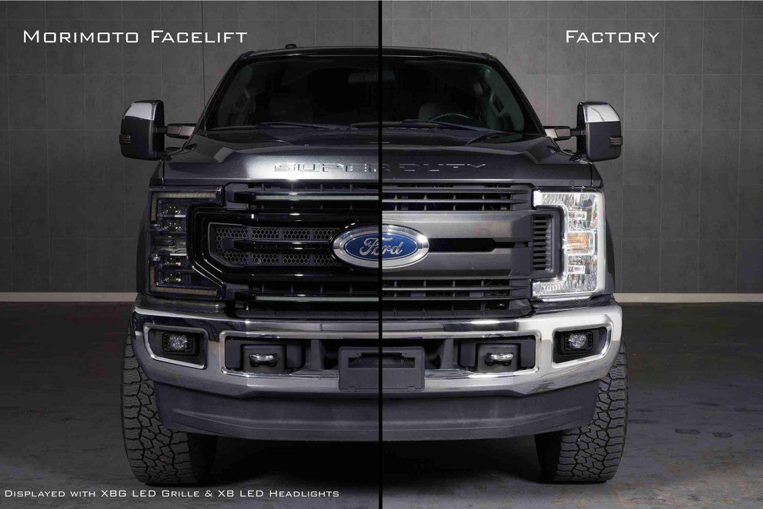2017-2019 to 2020-2022 Ford Super Duty Headlight Front End Conversion Kit - AutoLEDTech.com