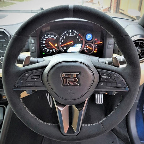 2009-2020 Nissan 370z Custom Carbon Fiber Steering Wheel - AutoLEDTech.com