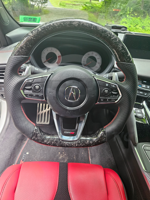 2017-2022 Acura NSX Custom Carbon Fiber Steering Wheel - AutoLEDTech.com