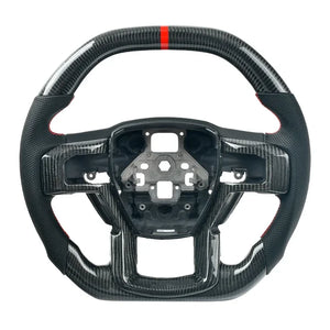 2017-2022 Ford Super Duty F250 Custom Carbon Fiber Steering Wheel - AutoLEDTech.com