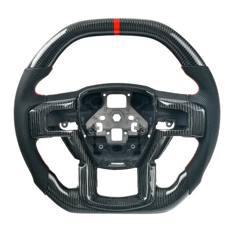 2017-2022 Ford Super Duty F250 Custom Carbon Fiber Steering Wheel - AutoLEDTech.com