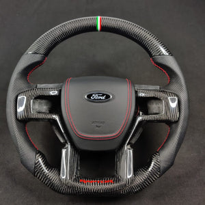 2017-2022 Ford Super Duty F250 Custom Carbon Fiber Steering Wheel - AutoLEDTech.com
