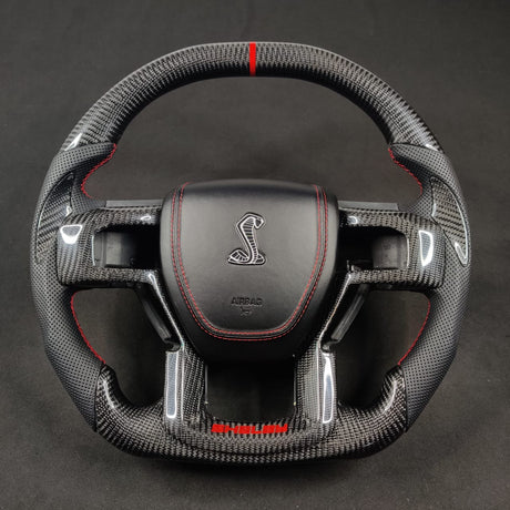 2017-2022 Ford Super Duty F250 Custom Carbon Fiber Steering Wheel - AutoLEDTech.com