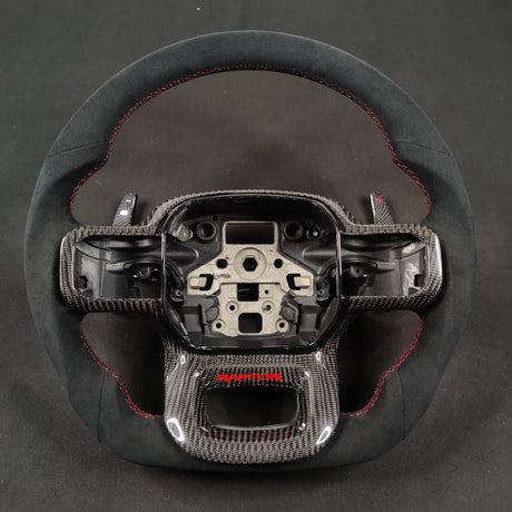 2017-2022 Ford Super Duty F250 Custom Carbon Fiber Steering Wheel - AutoLEDTech.com
