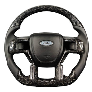 2017-2022 Ford Super Duty F250 Custom Carbon Fiber Steering Wheel - AutoLEDTech.com