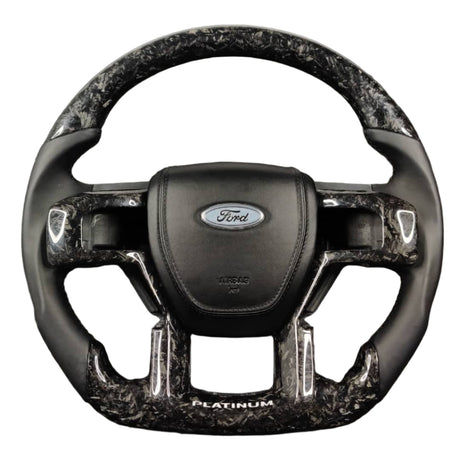 2017-2022 Ford Super Duty F250 Custom Carbon Fiber Steering Wheel - AutoLEDTech.com