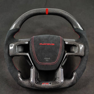 2017-2022 Ford Super Duty F250 Custom Carbon Fiber Steering Wheel - AutoLEDTech.com