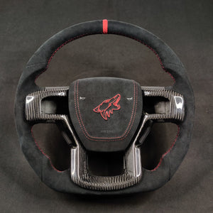 2017-2022 Ford Super Duty F250 Custom Carbon Fiber Steering Wheel - AutoLEDTech.com