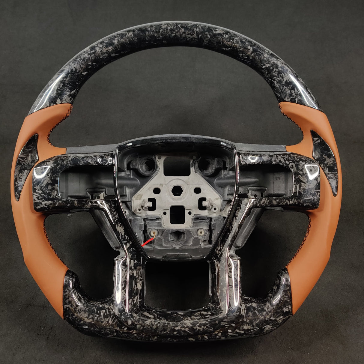 2017-2022 Ford Super Duty F250 Custom Carbon Fiber Steering Wheel - AutoLEDTech.com