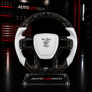 2017-2022 Ford Super Duty F250 Custom Carbon Fiber Steering Wheel - AutoLEDTech.com