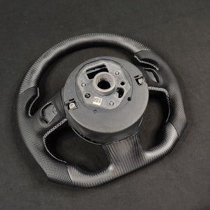 2014-2025 Jaguar F-Type F-Pace Custom Carbon Fiber Steering Wheel - AutoLEDTech.com