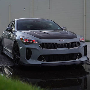 2017-2022 Kia Stinger RGBW Color-Chasing LED DRL Board Kit LED headlight kit AutoLEDTech Oracle Lighting Trendz Flow Series RGBHaloKits OneUpLighting Morimoto