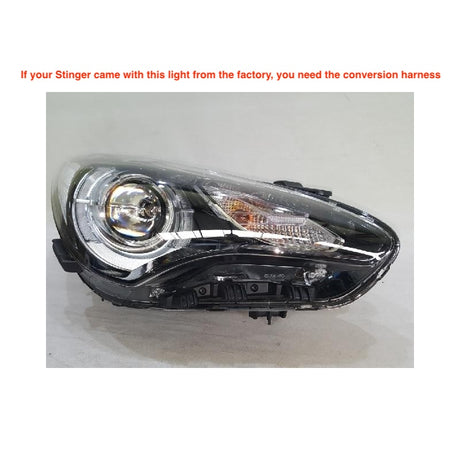 2017-2024 Kia Stinger GT LED DRL Headlights + Conversion Harness - AutoLEDTech.com