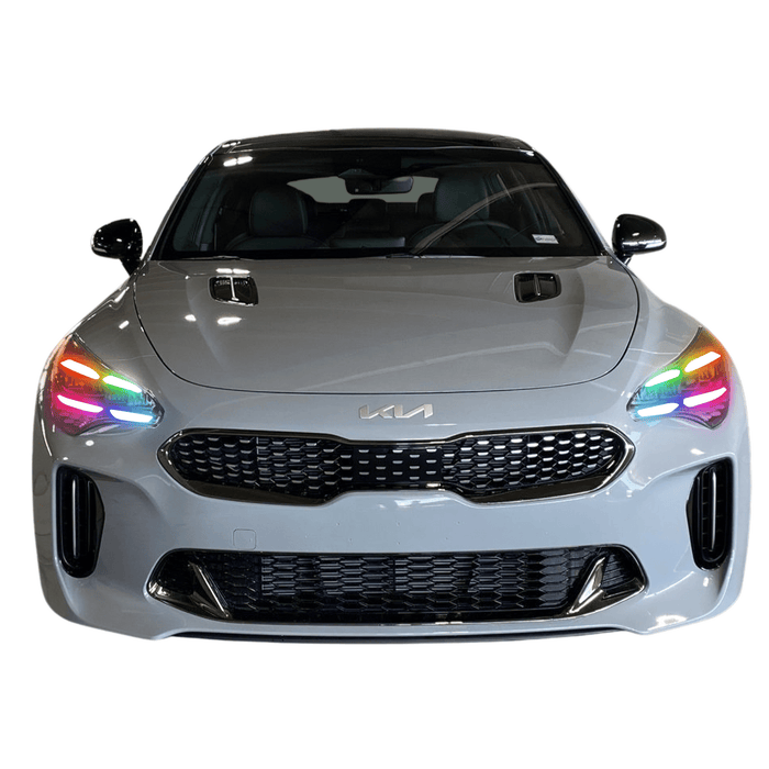 2017-2024 Kia Stinger RGBW Flow Series LED DRL Board Kit - AutoLEDTech.com