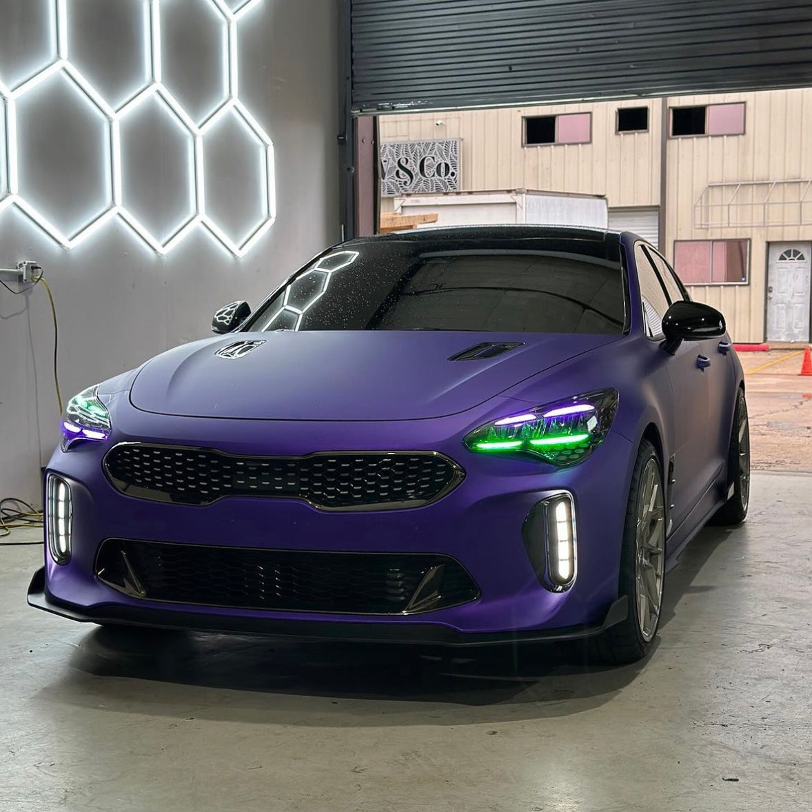 2017-2024 Kia Stinger RGBW Flow Series LED DRL Board Kit - AutoLEDTech.com
