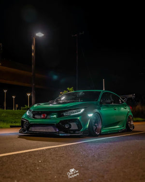 2017-2025+ Civic Type R RGBW Flow Series LED Badge Emblem - Lit Logos - AutoLEDTech.com