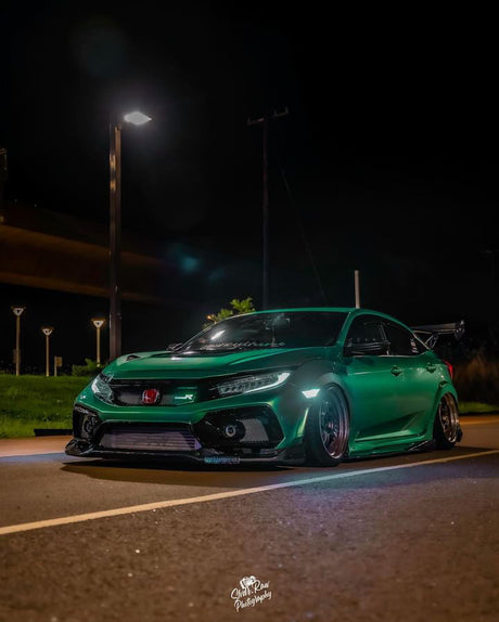 2017-2025+ Civic Type R RGBW Flow Series LED Badge Emblem - Lit Logos - AutoLEDTech.com