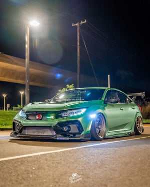 2017-2025+ Civic Type R RGBW Flow Series LED Badge Emblem - Lit Logos - AutoLEDTech.com