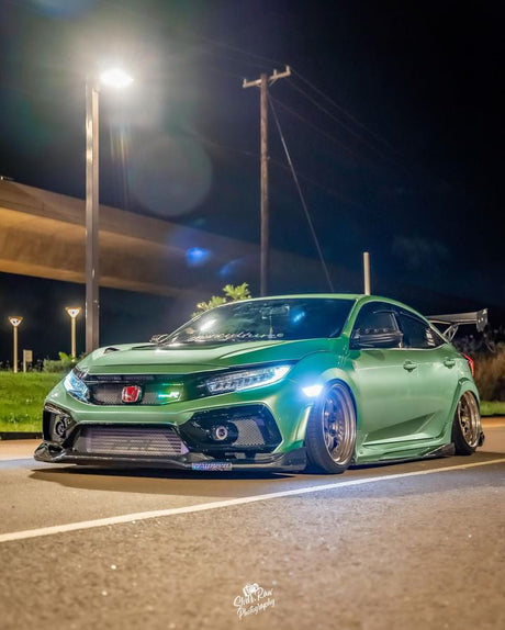 2017-2025+ Civic Type R RGBW Flow Series LED Badge Emblem - Lit Logos - AutoLEDTech.com