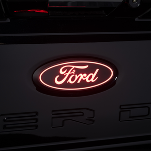2017-2026+ Ford Super Duty Illuminated LED Rear Tailgate Emblem - AutoLEDTech.com