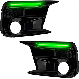 2018-2021 Subaru WRX RGBW Flow Series LED DRL Fog Lights Bezels - AutoLEDTech.com