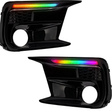 2018-2021 Subaru WRX RGBW Flow Series LED DRL Fog Lights Bezels - AutoLEDTech.com