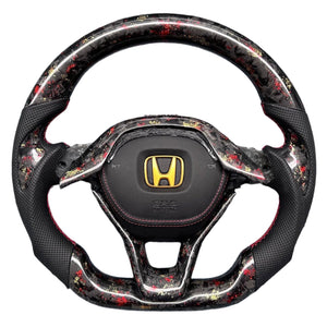 2018-2022 Honda Accord Custom Carbon Fiber Steering Wheel - AutoLEDTech.com