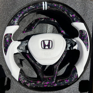 2018-2022 Honda Accord Custom Carbon Fiber Steering Wheel - AutoLEDTech.com