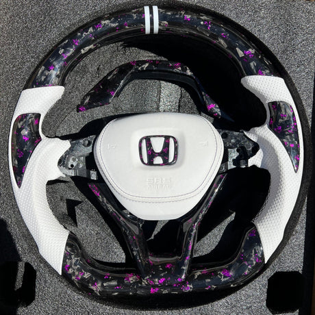 2018-2022 Honda Accord Custom Carbon Fiber Steering Wheel - AutoLEDTech.com