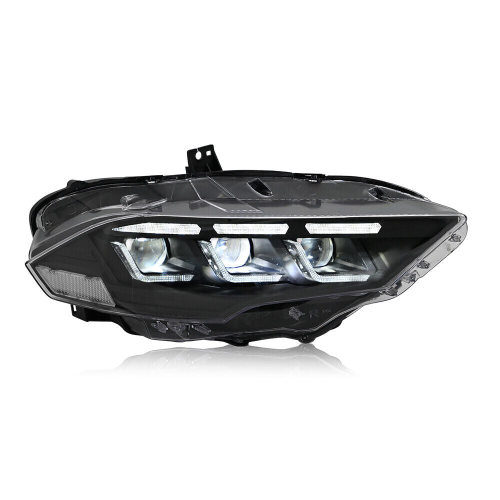 2018-2023 Ford Mustang S650-Style LED DRL Headlights - AutoLEDTech.com