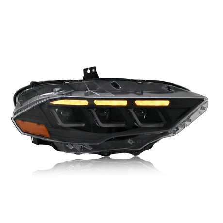 2018-2023 Ford Mustang S650-Style LED DRL Headlights - AutoLEDTech.com