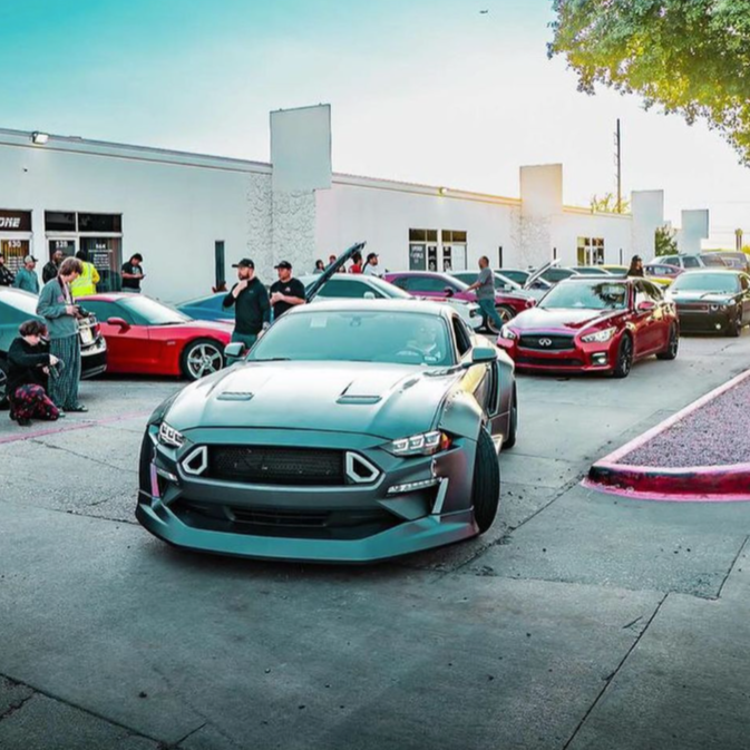 2018-2023 Ford Mustang S650-Style LED DRL Headlights - AutoLEDTech.com