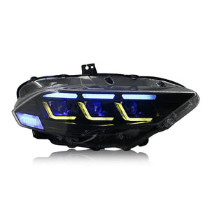 2018-2023 Ford Mustang S650-Style LED DRL Headlights - AutoLEDTech.com