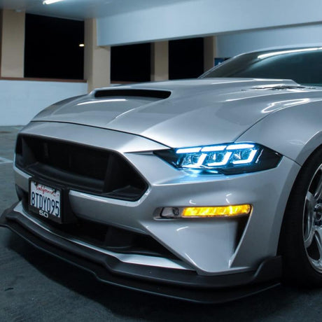 2018-2023 Ford Mustang S650-Style LED DRL Headlights - AutoLEDTech.com
