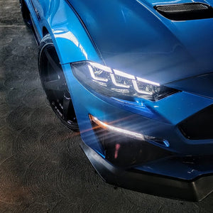 2018-2023 Ford Mustang S650-Style LED DRL Headlights - AutoLEDTech.com