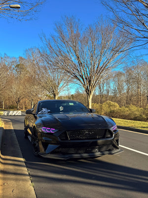 2018-2023 Ford Mustang S650-Style LED DRL Headlights - AutoLEDTech.com