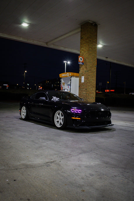 2018-2023 Ford Mustang S650-Style LED DRL Headlights - AutoLEDTech.com