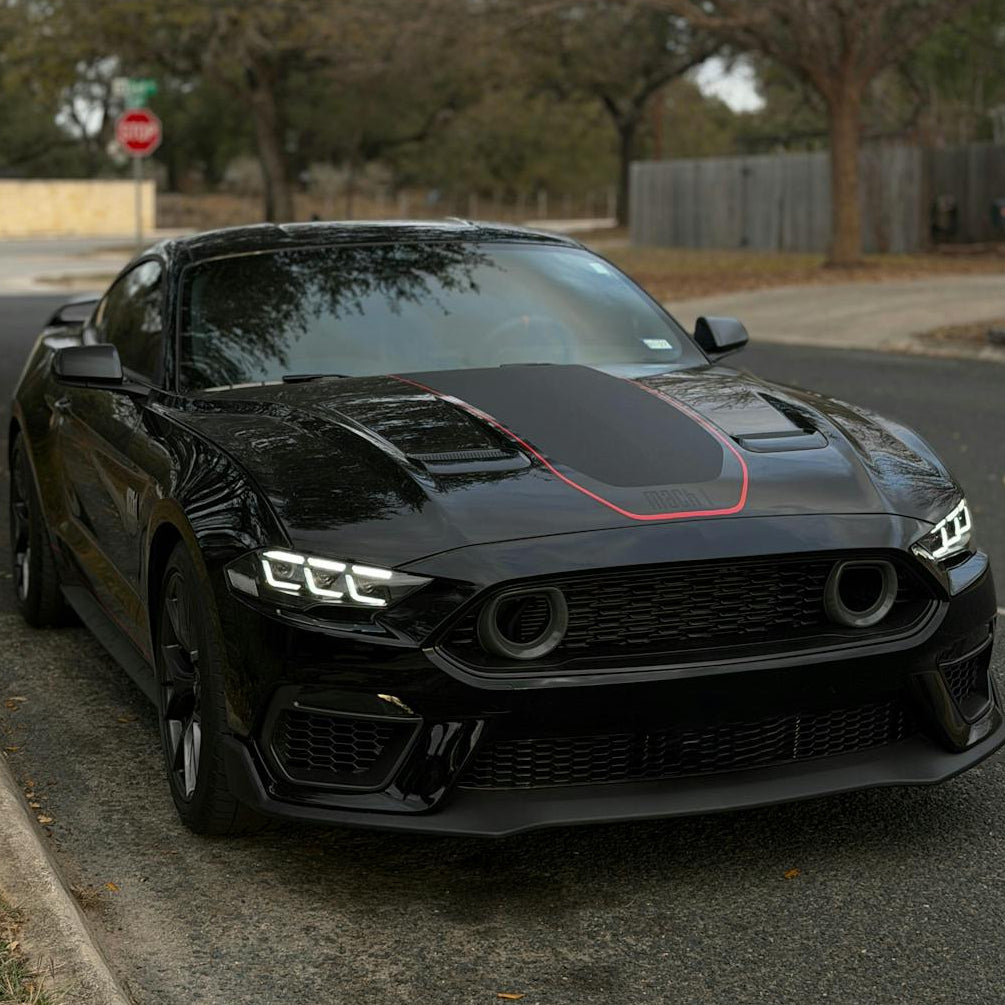 2018-2023 Ford Mustang S650-Style LED DRL Headlights - AutoLEDTech.com