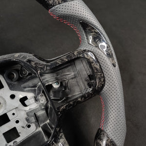 2023-2026+ Ford Super Duty F250 Custom Carbon Fiber Steering Wheel - AutoLEDTech.com