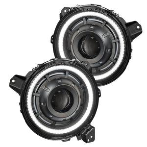 2018-2026+ Jeep Wrangler Gladiator JL JT OCULUS RGBW Bi-LED Projector Headlights - AutoLEDTech.com