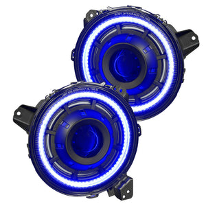 2018-2026+ Jeep Wrangler Gladiator JL JT OCULUS RGBW Bi-LED Projector Headlights - AutoLEDTech.com