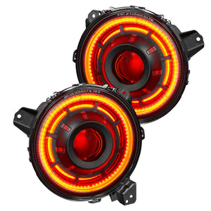 2018-2026+ Jeep Wrangler Gladiator JL JT OCULUS RGBW Bi-LED Projector Headlights - AutoLEDTech.com