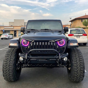 2018-2026+ Jeep Wrangler Gladiator JL JT OCULUS RGBW Bi-LED Projector Headlights - AutoLEDTech.com