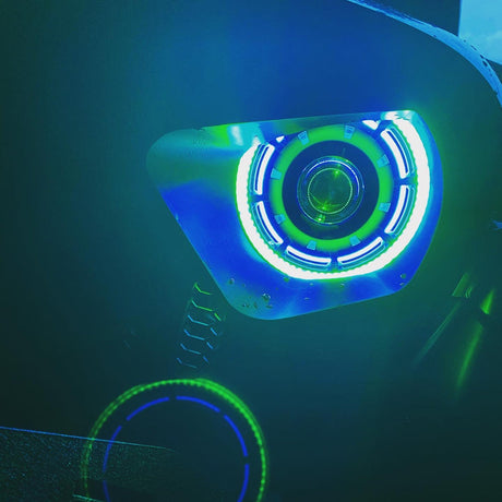 2018-2026+ Jeep Wrangler Gladiator JL JT OCULUS RGBW Bi-LED Projector Headlights - AutoLEDTech.com