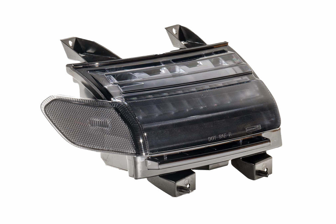 2018-2025+ Jeep Wrangler Gladiator JL JT Smoked LED DRL + Turn Signal Fender Lights - AutoLEDTech.com