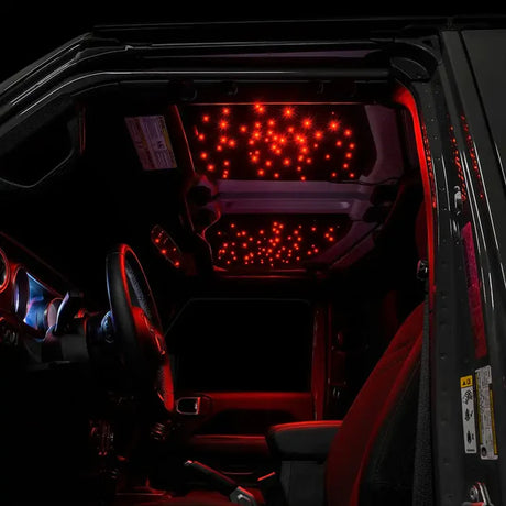 2018-2026+ Jeep Wrangler JL Gladiator JT RGB Starlight Headliner - AutoLEDTech.com