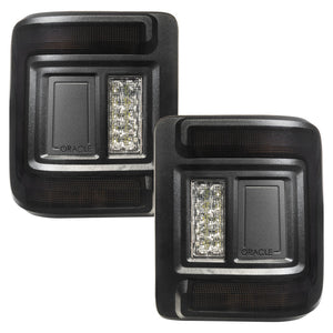 2018-2026+ Jeep Wrangler JL Red Smoked LED Flush Mount Tail Lights - AutoLEDTech.com