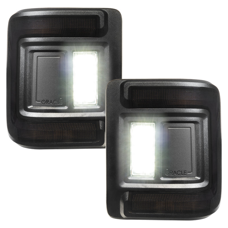 2018-2026+ Jeep Wrangler JL Red Smoked LED Flush Mount Tail Lights - AutoLEDTech.com
