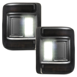2018-2026+ Jeep Wrangler JL Red Smoked LED Flush Mount Tail Lights - AutoLEDTech.com