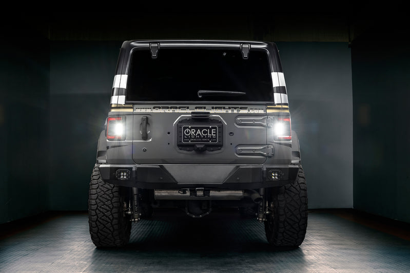 2018-2026+ Jeep Wrangler JL Red Smoked LED Flush Mount Tail Lights - AutoLEDTech.com